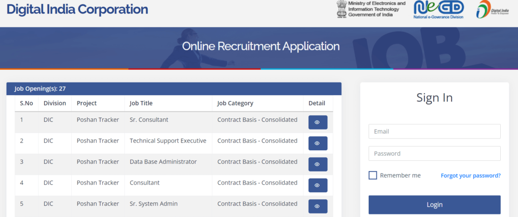 Digital India Corporation Recruitment 2024 Apply Online