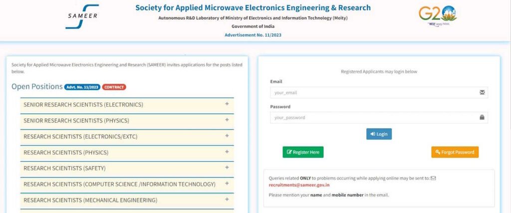 SAMEER Recruitment 2024