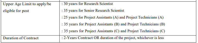 SAMEER Recruitment 2024 Age Limit